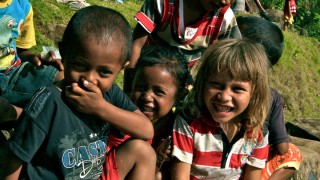 Children laughing - Travel with a cause